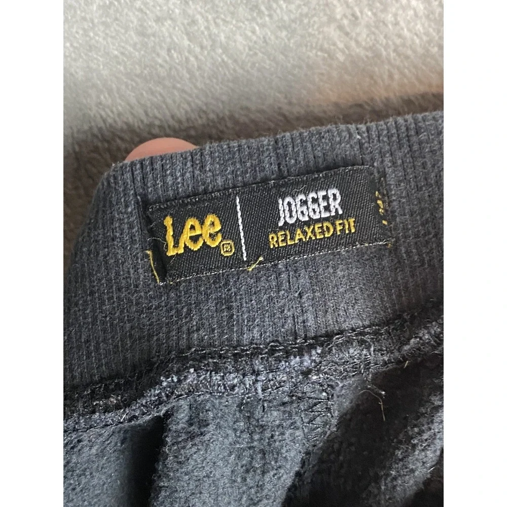 Lee Jogger Kids M (10/12) Black Cotton-Polyester Track Pants